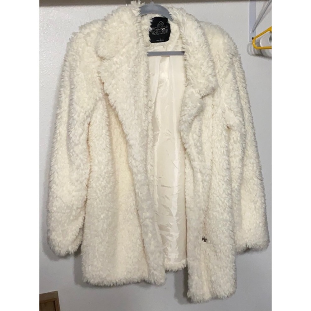Over sized furry coat